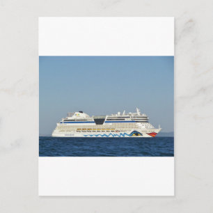 Colourful Cruise Ship Postcard