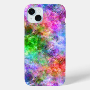 Colourful Crumpled Texture iPhone 15 Mini Case