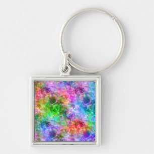 Colourful Crumpled Texture Keychain