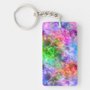 Colourful Crumpled Texture Keychain