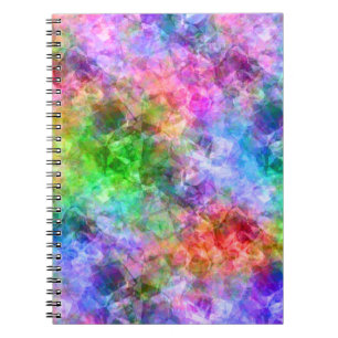 Colourful Crumpled Texture Notebook