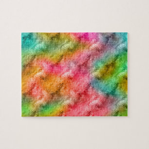 Colourful Crystal Glass Pattern Jigsaw Puzzle