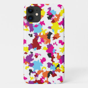 Colourful Crystalline Irregular Abstract Pattern iPhone 11 Case