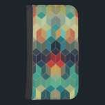 Colourful Cubes Geometric Pattern 2 Samsung S4 Wallet Case<br><div class="desc">Colourful cubes geometric seamless pattern</div>