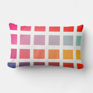 Colourful Cubes Lumbar Pillow