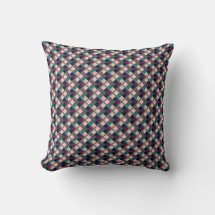Colourful Cubes Throw Pillow