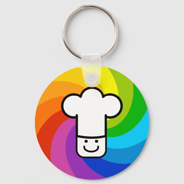 Colourful Cuisine Keychain (Front)