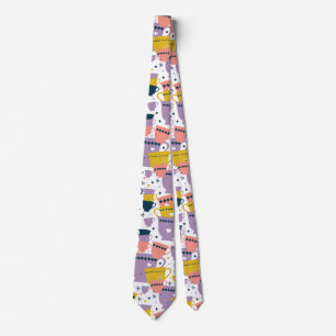 Colourful Cup Pattern Tie