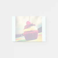 Colourful Cupcake with Cherry on Top