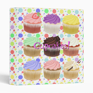 Colourful Cupcakes Binder