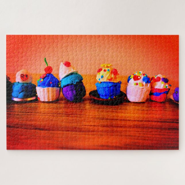 Colourful Cupcakes Jigsaw Puzzle (Horizontal)