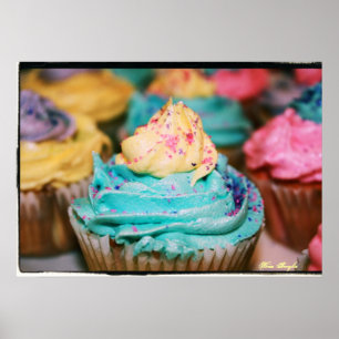 Colourful Cupcakes Poster