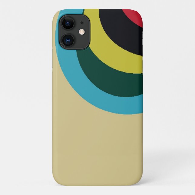 Colourful curves pattern Case-Mate iPhone case (Back)