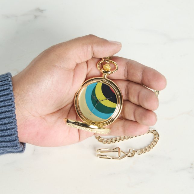 Colourful curves pattern watch (Hand)