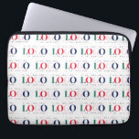 Colourful Custom Rectangle Business Logo Repeating Laptop Sleeve<br><div class="desc">Promote your business with this elegant laptop sleeve,  featuring your custom logo pattern. Easily add your logo by clicking on the "personalize" option.</div>