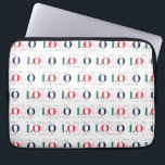 Colourful Custom Rectangle Business Logo Repeating Laptop Sleeve<br><div class="desc">Promote your business with this elegant laptop sleeve,  featuring your custom logo pattern. Easily add your logo by clicking on the "personalize" option.</div>