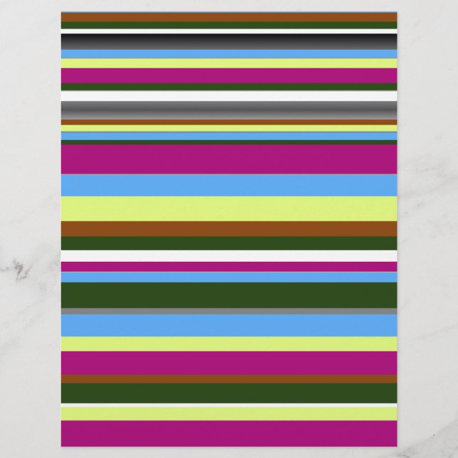 Colourful Customized Designer Stripe (Front)