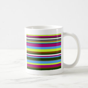 Colourful Customized Designer Stripe Coffee Mug