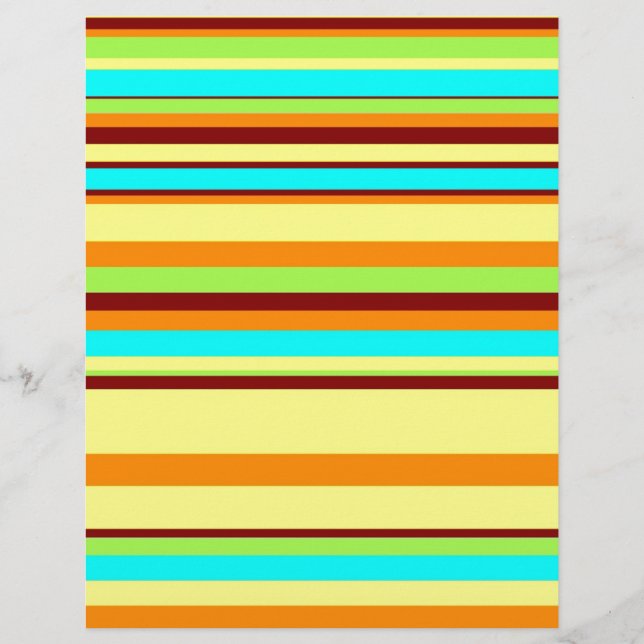 Colourful Customized Designer Stripe Pattern (Front)