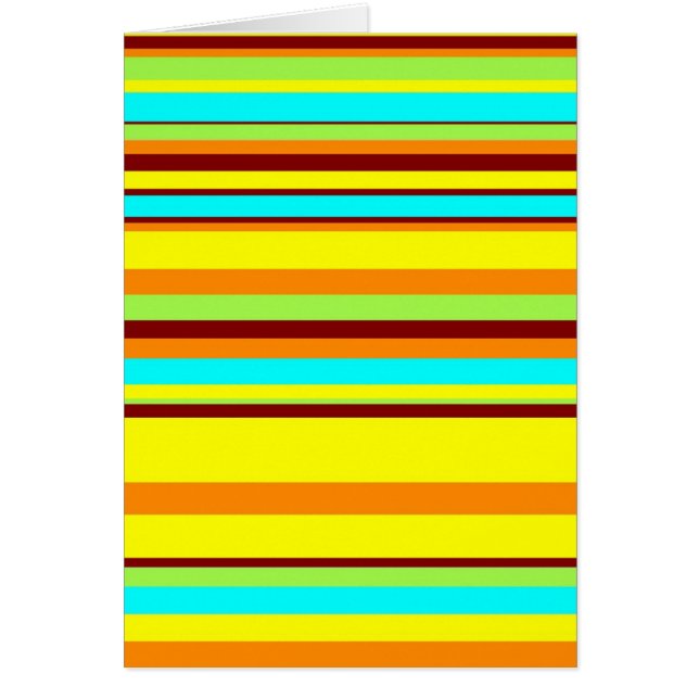 Colourful Customized Designer Stripe Pattern (Front)
