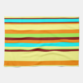 Colourful Customized Designer Stripe Pattern Kitchen Towel