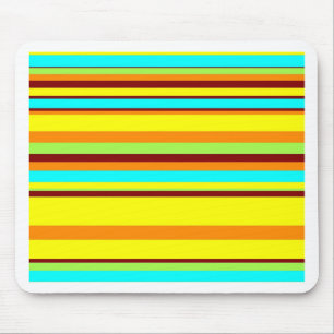 Colourful Customized Designer Stripe Pattern Mouse Pad