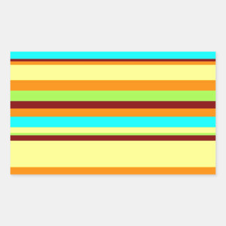 Colourful Customized Designer Stripe Pattern Sticker