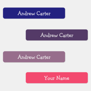 Colourful Customized Kids Iron On name labels