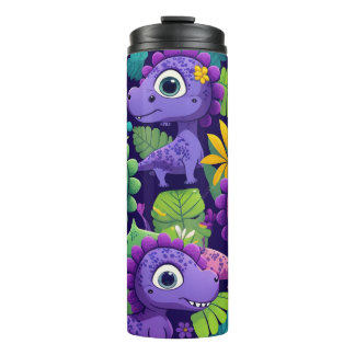 Colourful Cute Baby Dinosaurs Tumbler