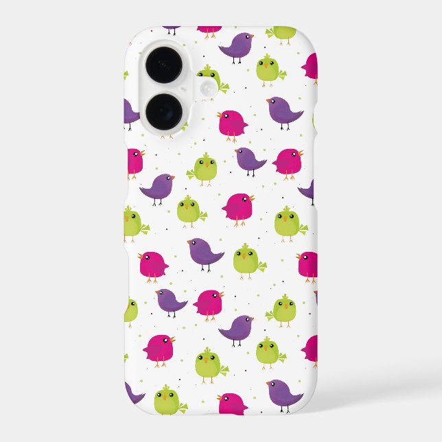 Colourful Cute Birds Pattern (Back)