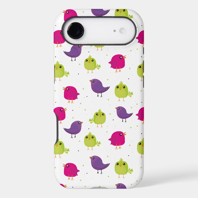 Colourful Cute Birds Pattern (Back)