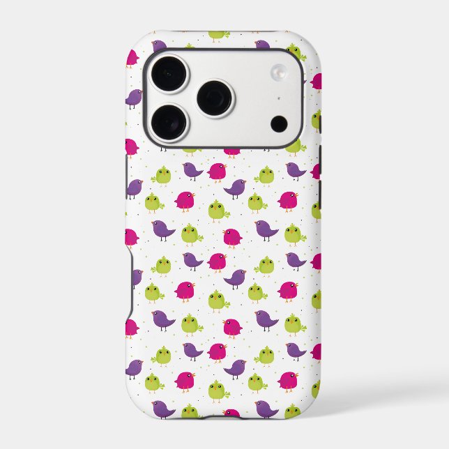 Colourful Cute Birds Pattern (Back)