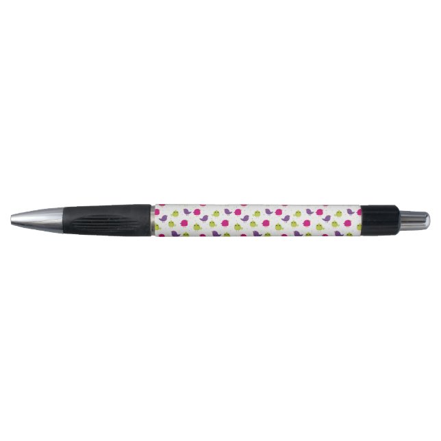 Colourful Cute Birds Pattern Pen (Front)