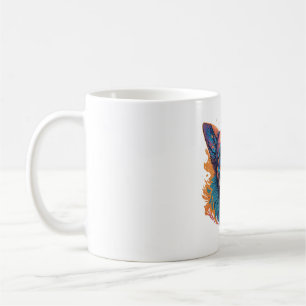 Colourful Cute Dog  Coffee Mug