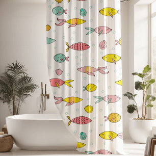 Colourful Cute Fish Pattern