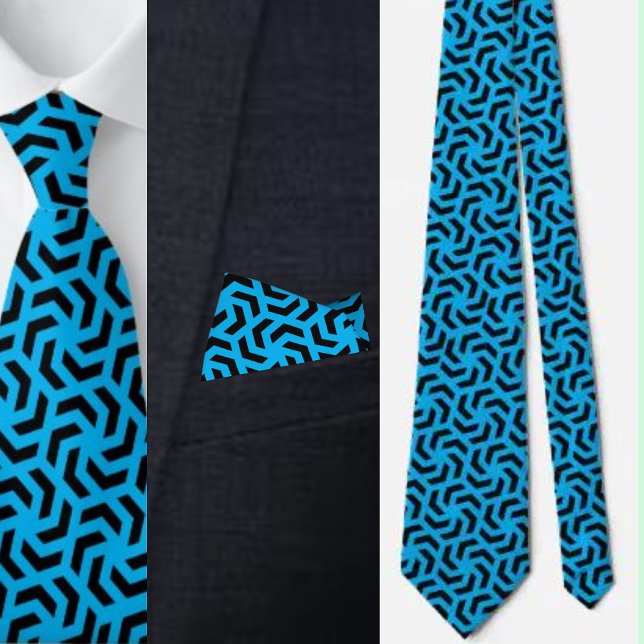 Colourful Cute Geometric Pattern Necktie        (Creator Uploaded)