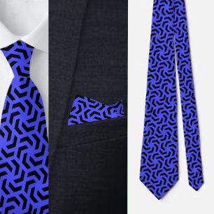 Colourful Cute Geometric Pattern Necktie       