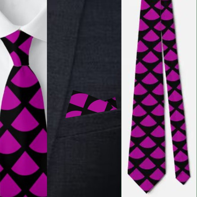 Colourful Cute Geometric Pattern Necktie (Creator Uploaded)