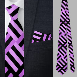 Colourful Cute Geometric Pattern Necktie