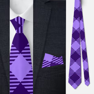Colourful Cute Geometric Pattern Necktie