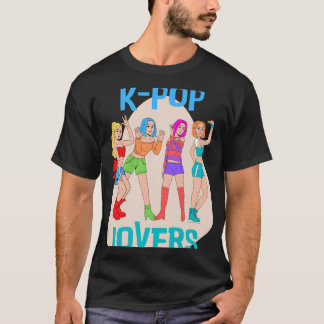 Colourful Cute K-Pop Lovers T-Shirt