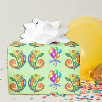 Colourful Cute Lizards Bunches Balloons Birthday