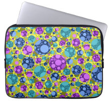Colourful Cute Polka Dots Blue Purple Teal -