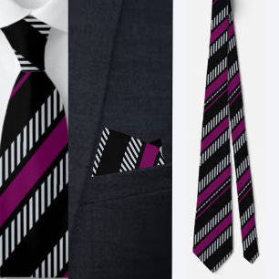 Colourful Cute Stripes Pattern          Neck Tie