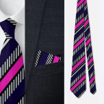 Colourful Cute Stripes Pattern          Neck Tie<br><div class="desc">Colourful Cute Stripes Pattern neck tie.</div>