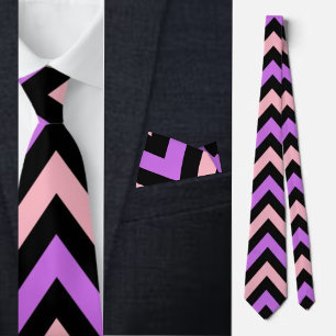 Colourful Cute Stripes Pattern Neck Tie