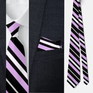 Colourful Cute Stripes Pattern Neck Tie