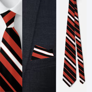 Colourful Cute Stripes Pattern Neck Tie
