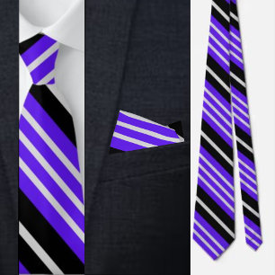 Colourful Cute Stripes Pattern Neck Tie