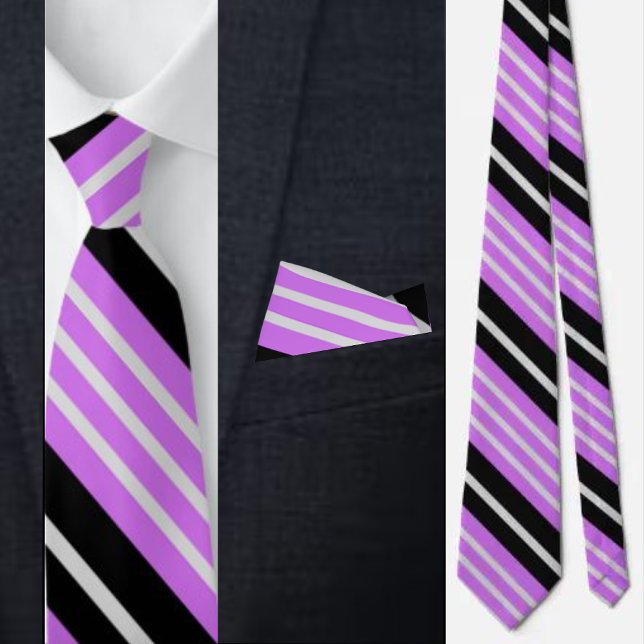 Colourful Cute Stripes Pattern          Neck Tie (Creator Uploaded)